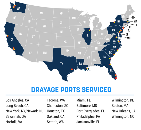 GlobalPath Drayage Map